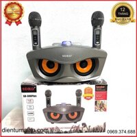 Loa Bluetooth karaoke mini SD 306 Pluss bản mới nhất, 2 loa 10 cm Bass căng