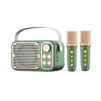 Loa bluetooth karaoke mini xách tay YS104/106 kèm micro không dây hát karaoke dùng để nghe nhạc để bàn trang trí.