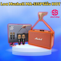 Loa Bluetooth Karaoke Mushell MA-535P Tặng Mic Không Dây, Loa Hát Nghe Nhạc Bass Strest Thiết Kế Mới Mẫu Mới Nhất