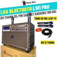 Loa Bluetooth Karaoke MUSIC BOX-L101 - Âm Thanh Chuẩn, Công Suất Lớn, Chống Rè, Kết Nối Bluetooth Mượt, Bắt Mic Cực Nhạy