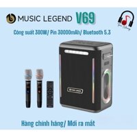 Loa bluetooth karaoke MUSIC LEGEND - Công suất 300W