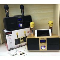 Loa Bluetooth Karaoke SDRD SD309 tặng kèm 2 micro không dây