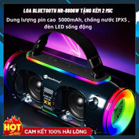 Loa bluetooth karaoke tặng kèm 2 mic NR-8806W , Dung lượng PIN 5000 mAh, Bảo Hành 12 Tháng