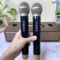 Loa Bluetooth Karaoke XM UK525 Tặng 2 micro không dây, âm thanh siêu hay, hỗ trợ USB, Thẻ Nhớ, Cổng AUX Chính Hãng