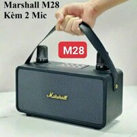 Loa Bluetooth KÈM 2 MICRO MARSHALL M28 - ÂM THANH HAY