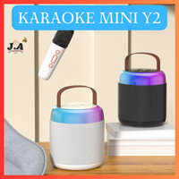 Loa Bluetooth Kèm Mic Karaoke Y2, Mic Bắt Tiếng Hát Cực Tốt, Âm Bass Siêu Đầm, Pin Trâu (JA SHOP)