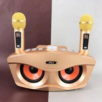 Loa Bluetooth kèm micro hát karaoke Không dây JVJ SD306 PLUS bản 2020 - Hàng Chính Hãng - SD306 PLUS VÀNG