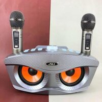 Loa Bluetooth kèm micro hát karaoke Không dây JVJ SD306 PLUS bản 2020 - Hàng Chính Hãng - SD306 PLUS XÁM
