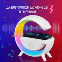 Loa Bluetooth Không Dây Chữ G, 2209 Loa Decor Phòng Ngủ Chữ G Đa Năng Kiêm Sạc Không Dây 15W