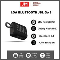 Loa Bluetooth Không Dây JBL Go 3 Nhỏ Gọn Tiện Lợi Chống Nước IP67 - Chơi Nhạc 5H - Bluetooth 5.1 - Bass Căng