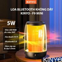 Loa Bluetooth Không Dây KINYO F9 Mini, Loa LED RGB Siêu Trầm, Âm Lượng 5W