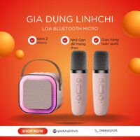 Loa bluetooth Không Dây mini Kèm 2 Micro Thiết Kế Nhỏ Gọn Tiện Dụng Loa bluetooth nhiều màu sắc trẻ trung