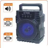 Loa Bluetooth Không Dây Mini LZ 3103 Cực Chất, Cực Hay Có Đèn LED, Dung Lượng Pin 4H