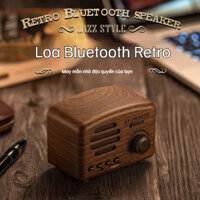 Loa bluetooth không dây mini retro ngoài trời di động radio mini để bàn loa nhỏ