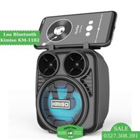 Loa Bluetooth không dây Mini Kimiso KM 1182 ,Bass mạnh,chất lượng âm tuyệt hảo, dung lượng pin lớn, có đèn led nhấp nháy
