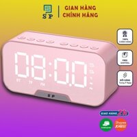 Loa bluetooth không dây S P Q5/G10 nghe nhạc kiêm đồng hồ báo thức