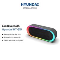 Loa Bluetooth không dây Hyundai HY-S10 Đèn màu RGB Kênh kép