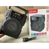 Loa Bluetooth Không Dây LZ-3103, Loa Nghe Nhạc Cầm Tay Di Động Nhỏ Gọn, Âm Thanh Chất Lượng Bass Trầm Ấm Kết Nối Usb