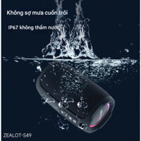 Loa Bluetooth không dây Fanatic S49  Loa siêu trầm không thấm nước (Trung Quốc gốc nhập khẩu)