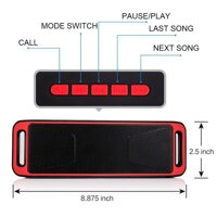 Loa bluetooth kiem dai fmLoa không dây Loa di động Loa Bluetooth S208 âm thanh cực chất thưởng thức mọi nơi