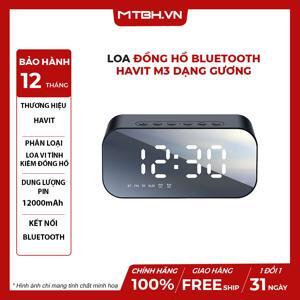 Loa Bluetooth kiêm đồng hồ Havit M3