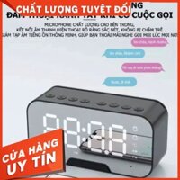 Loa Bluetooth Kiêm Đồng Hồ K10 Kimiso có nhiệt kế đo nhiệt độ phòng mặt gương thiết kế sang trọng
