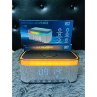 Loa bluetooth kiêm sạc điện thoại, loa không dây s300 trang bị màn hình