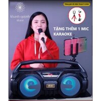 Loa Bluetooth KIMISO KM-S1Tặng kèm một micro hát karaoke trị giá 199k bảo hành 12 tháng