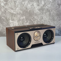 Loa Bluetooth KIMISO KM7 Cao Cấp Nghe Nhạc Hay, Loa Kimiso KM7 Thiết Kế Cổ Điển Vân Gỗ. Bảo Hành 12 Tháng