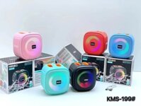 Loa bluetooth KIMISO KMS-199 PowerFull Bass Boost chống nước, có đèn led RGB siêu đẹp, nghe cực hay chính hãng [BH 6 tháng] / pktn sale
