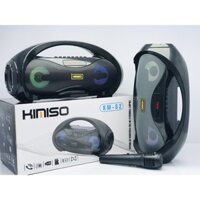 Loa bluetooth kimoso S2, Loa karaoke chất liệu nhựa cứng cáp bass đập cực căng bung nóc nhà kèm míc có dây GDK1093