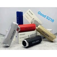 Loa bluetooth KOLEER S218 bass cực mạnh siêu hay - hỗ trợ thẻ nhớ/USB/AUX/FM
