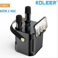 LOA BLUETOOTH KOLEER S882 - KÈM 2 MIC KHÔNG  DÂY