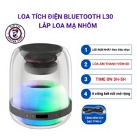 Loa bluetooth L30 cao cấp, loa nghe nhạc đèn led RGB đổi màu, âm thanh vòm 6D cực đã, công suất lớn, pin trâu