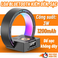 Loa Bluetooth L35, Loa Đế Sạc Không Dây, Đồng Hồ Điện Tử, Dải LED RGB, Gắn USB, Thẻ Nhớ Cao Cấp