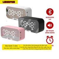 Loa Bluetooth LERSDPRIE Màn Hình LED - Hỗ Trợ Mặt gương, Xem giờ, Đồng hồ báo thức, Loa bluetooth không dây Q5/G10