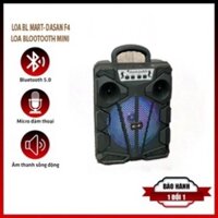 Loa bluetooth/ loa bluetooth karaoke, BL SMART DASAN F4- V5.0 loa bluetooth mini, Pin Khủng Âm Cực Hay MẪU 2022