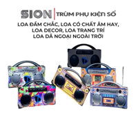 Loa Bluetooth Loa Decor Loa setup góc làm viêc loa nghe nhạc hay âm thanh ngoài trời, Có ăngten đa dạng màu sắc