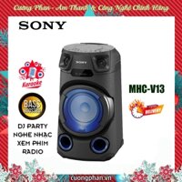 Loa Bluetooth & Loa Kéo Sony MHC-V13 | Bass 20cm, Đèn Led, Hỗ trợ Hát Karaoke, Nghe FM