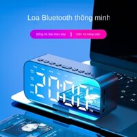 Loa Bluetooth , Loa Mini Không Dây Nghe Nhạc Làm đèn Ngủ Màn Hình Soi Gương