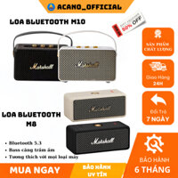 LOA BLUETOOTH M8 ÂM THANH CHẤT LƯỢNG , KẾT NỐI KHÔNG DÂY , LOA NGHE NHẠC , CÔNG SUẤT 20W - 2024 | Acano_official
