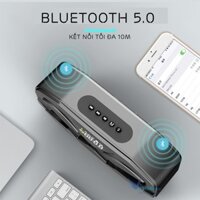 Loa Bluetooth MANOVO M4/M5 5.0 - Loa Kép, Bass Mạnh, Siêu Trầm không dây mạnh mẽ có đèn LED