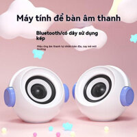 Loa Bluetooth máy tính mini âm thanh để bàn gia đình có dây xách tay thể thao điện tử siêu trầm