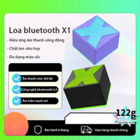 Loa Bluetooth Mini Basix X1 Bass Mạnh, Âm Thanh 360 Độ. Loa Cầm Tay Bluetooth 5.0 Âm Thanh HIFI Sống Động