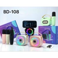 Loa Bluetooth Mini BD108 tặng kèm micro không dây