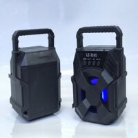 Loa Bluetooth mini Best LZ-3101 - Đèn led nhấp nháy, 3 màu: Đen, Đỏ, Xanh, Hỗ trợ cắm thẻ nhớ, USB, nghe đài FM