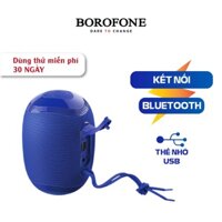 Loa bluetooth mini BOROFONE BR6, kết nối không dây với điện thoại laptop khe cắm thẻ nhớ usb âm thanh trầm ấm bass mạnh