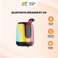Loa Bluetooth Mini BT-K9 - Thiết Kế Trong Suốt, Bass Ấm, Đèn LED Nhấp Nháy, Công Suất 5W