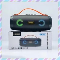 Loa Bluetooth Mini Cầm Tay Di Động Led RGB Kimiso KM-202 Bass Cực Mạnh - Loa Không Dây Xách Tay Âm Thanh Cực Hay