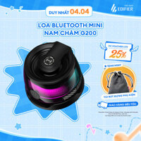 Loa Bluetooth Mini EDIFIER G200 | Tích Hợp Nam Châm | Thiết Kế Trong Suốt | Led RGB | Sử Dụng Tới 7H | Bảo Hành 12 Tháng